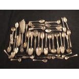 Various silver cutlery,