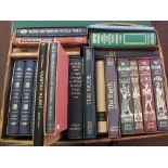 Various volumes of Folio Society