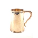 A silver tankard,