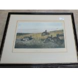 Four framed Archibald Thorburn coloured prints of game birds