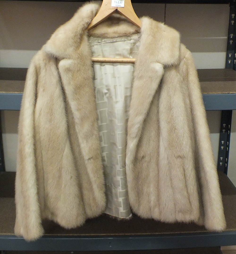 A lady's fur coat,