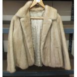 A lady's fur coat,