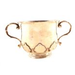 A silver two handled sucrier,