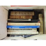 Various volumes on topography and antiques etc (two boxes)