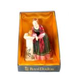 A boxed Royal Doulton figurine Florence Nightingale HN 3144,