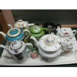 Victorian plus other teapots (two trays)