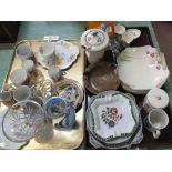 China and glass to include Crown Devon,