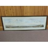 David Balder watercolour of Breydon water,