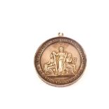 A Welsh silver 1883 Eisteddfod medallion