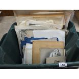 Two boxes of mainly unframed prints and engravings