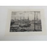 Six photogravure engravings by T.R.Annan 'From the Norfolk Broads' and 'Rivers' by G.C.