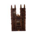 Cast iron Westminster Abbey money box, Reg No.