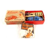 Boxed Schuco telesteering car in blue