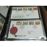 Three albums of first day covers