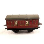 Hornby 0 gauge LMS guards van