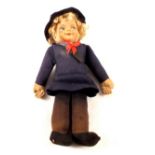 A cloth and felt doll, Bisto Kid,