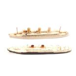 Dinky 51D CPR Empress of Britain and Cunard White Star Liner Britannia