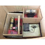 Three stationary steam engines plus accessories