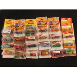 Matchbox Superfast blister pack models (26) plus a few Speed Kings,