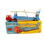 A boxed Corgi Toys 1105 'Carrimore' car transporter with 'Bedford' tractor unit