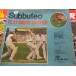 A Subbuteo Test Match edition plus Palitoy All Star Super Striker