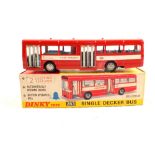 A boxed Dinky 283 single decker bus