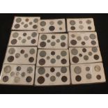 Cased GB coins sets,