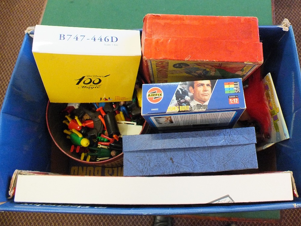 Toys and games including James Bond game,