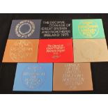 Eight proof UK and Northern Ireland coin sets