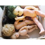 Four various dolls