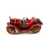 Schuco tin plate clockwork 1913 Mercer car, No.