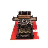 A German DRGM tin plate typewriter