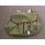 A good quality canvas and leather game/fishing bag