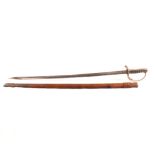 A model 1821 Officers sword by Wilkinson, S/No.