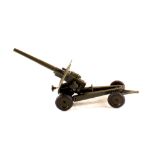 A Russian die cast model of a large field artillery gun with elevation and horizontal controls and