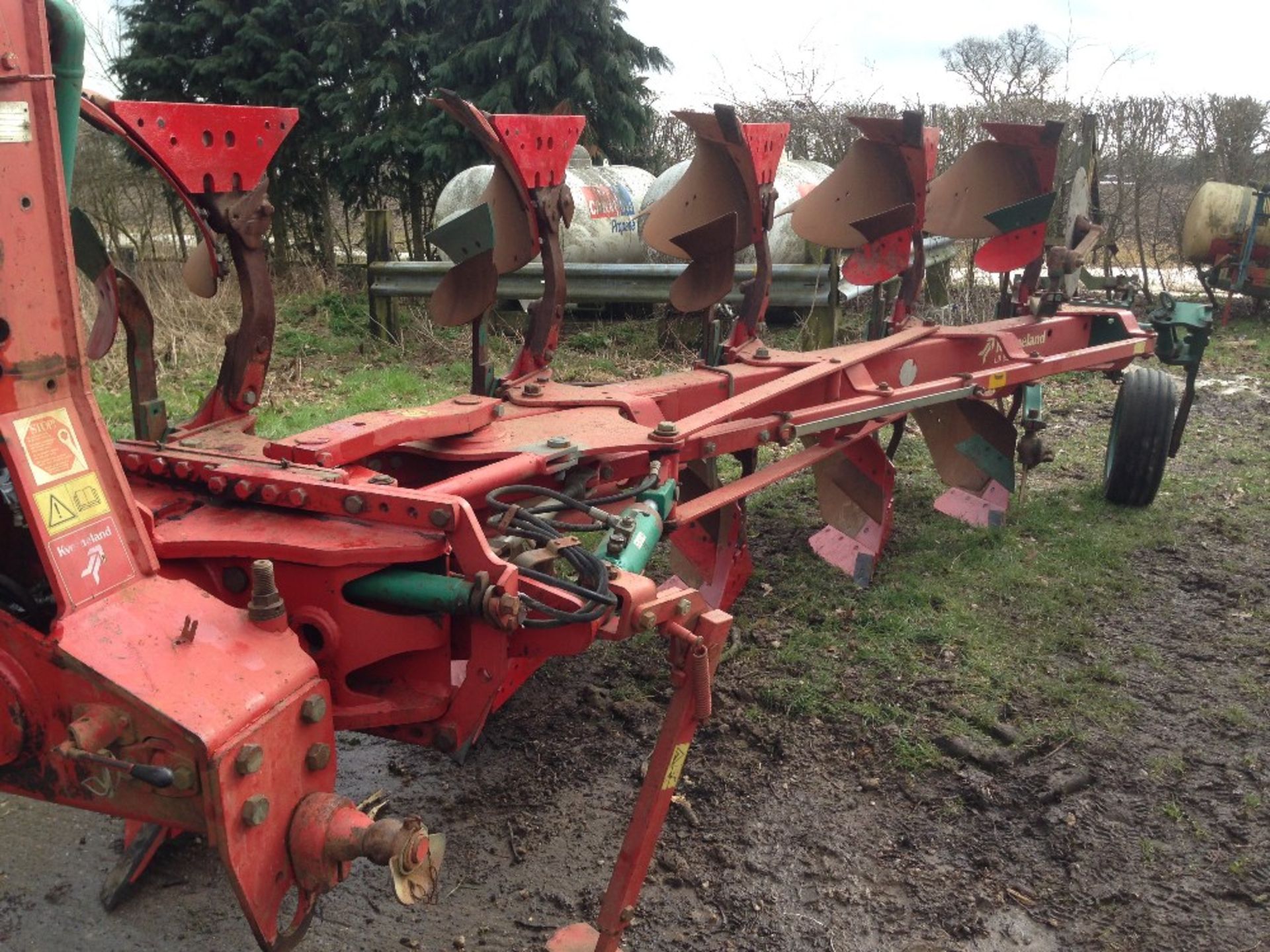 5 Furrow Kverneland plough, model number LB-85-300-5-HD, 2004. New turn over valve fitted 2018. - Image 5 of 8