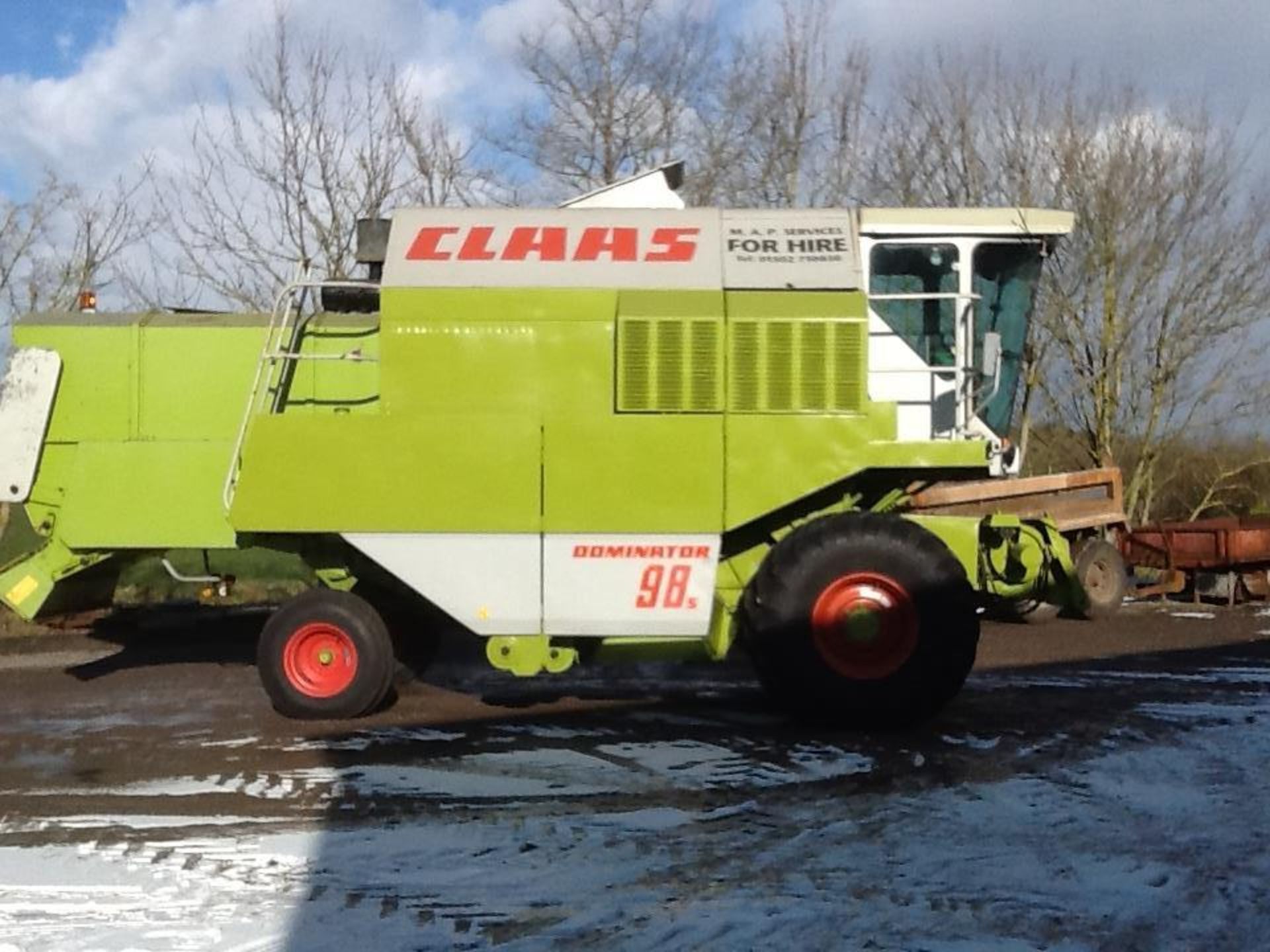 CLAAS Dominator 98 S Combine, 1988, Reg: E436 WAH, Serial No: 09301053, diesel, 2,240 hours, V5, - Image 2 of 7