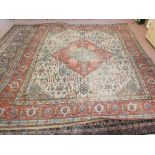 A floral Persian pattern carpet,