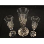 Three Royal Selangor pewter c1997 wine glasses