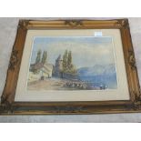 Elizabeth Donald two 19th Century German scene watercolours,