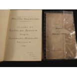 Four volumes of East Anglian interest, J.Glyde The New Suffolk Garland 1866, J.