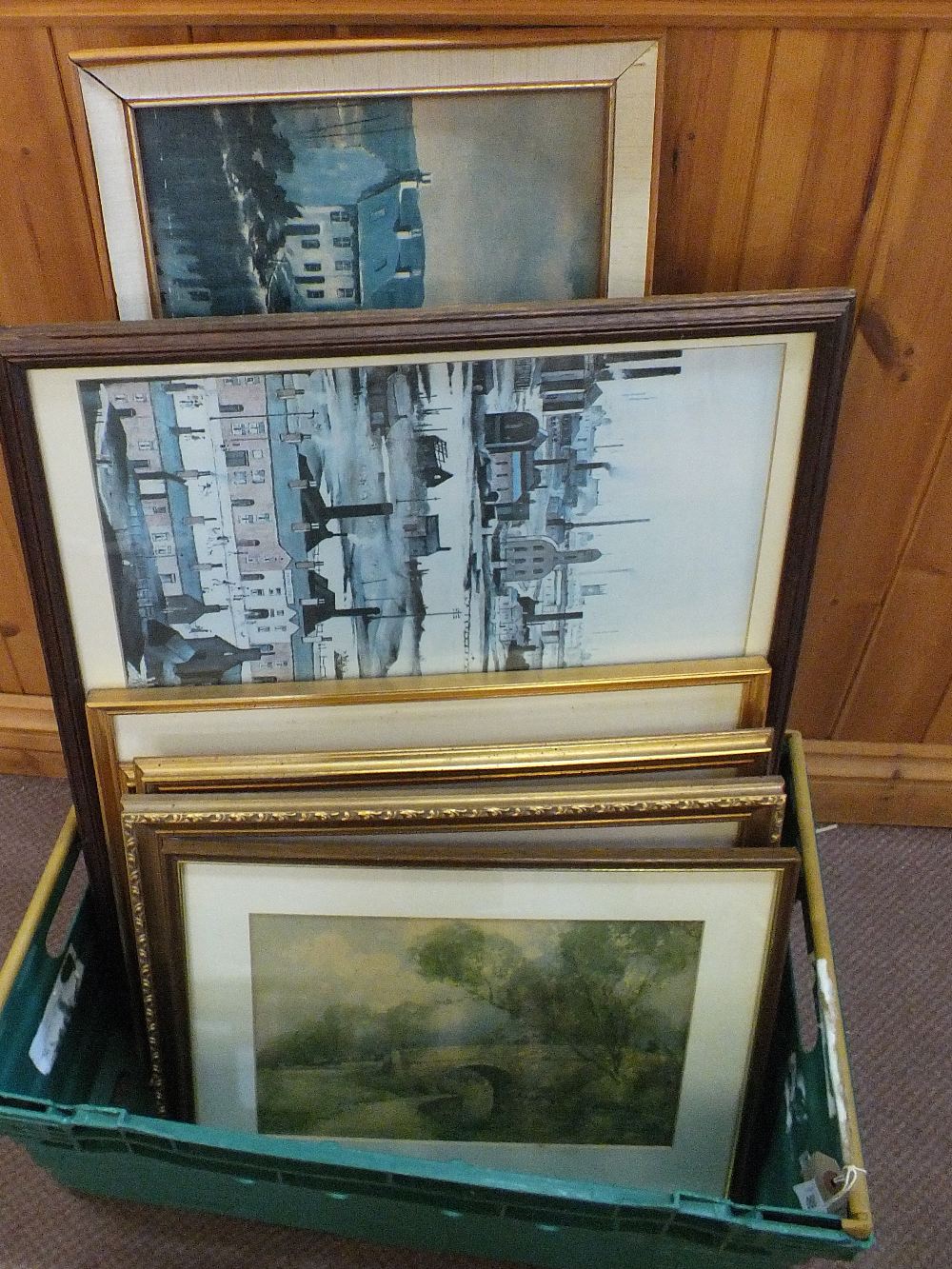 A Lowry print plus various others
