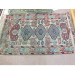 A Persian geometric rug,