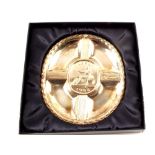 A Bank of England silver commemorative tray 1694-1994,