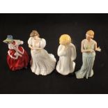 Royal Doulton figurine, Christmas Morn HN 1992, Darling HN 1319,