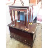 A Stag two drawer cupboard/TV unit,