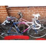 A gent's Dawes Ultra bicycle and a girl's Raleigh racing bicycle