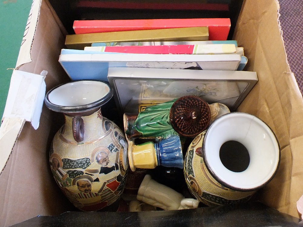 A German floral tea set plus oriental china etc