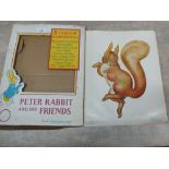 Six coloured prints of Beatrix Potter characters including Peter Rabbit by Frederick Warne,