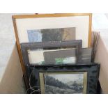Two boxes of paintings and prints plus two boxes of collectors and other books